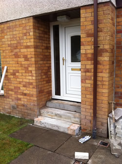 Granite doorsteps from Step by Step Granite Glasgow